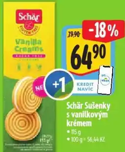 Albert Schär Sušenky s vanilkovým krémem nabídka