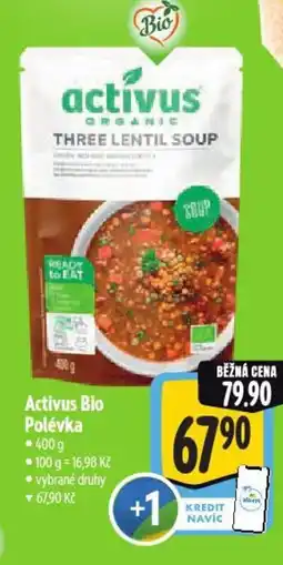 Albert Activus Bio Polévka nabídka