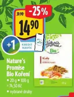 Albert Nature's Promise Bio Koření nabídka