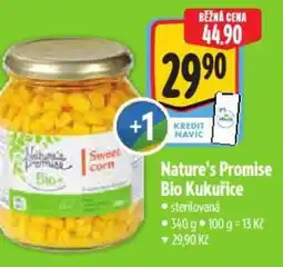 Albert Nature's Promise Bio Kukuřice nabídka