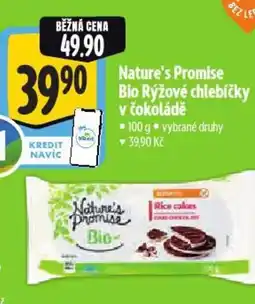 Albert Nature's Promise Bio Rýžové chlebíčky v čokoládě nabídka