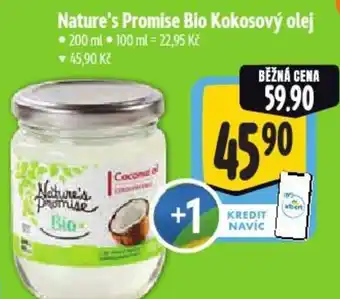 Albert Nature's Promise Bio Kokosový olej nabídka
