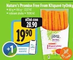 Albert Nature's Promise Free From Křupavé tyčinky nabídka