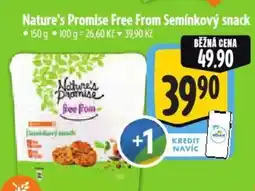 Albert Nature's Promise Free From Semínkový snack nabídka