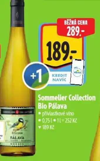 Albert Sommelier Collection Bio Pálava nabídka