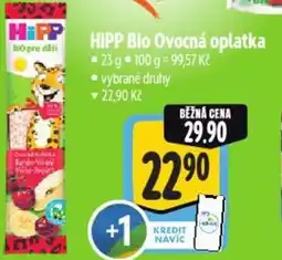 Albert HiPP Bio Ovocná oplatka nabídka