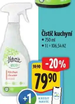 Albert Čistič kuchyní nabídka