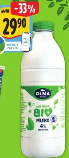 Albert Olma Bio Čerstvé mléko 4% nabídka