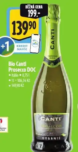 Albert Bio Canti Prosecco DOC nabídka