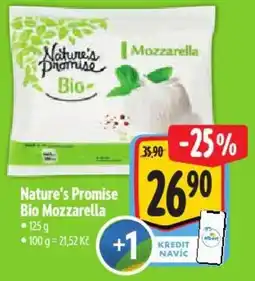Albert Nature's Promise Bio Mozzarella nabídka