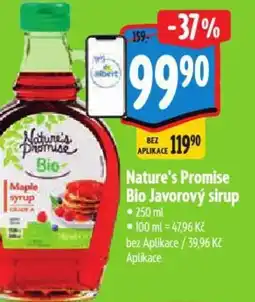 Albert Nature's Promise Bio Javorový sirup nabídka