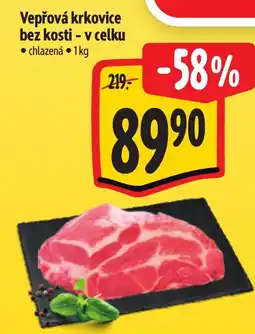 Albert Vepřová krkovice bez kosti - v celku nabídka