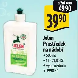Albert Jelen Prostředek na nádobí nabídka