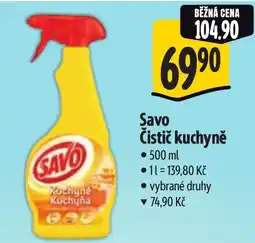 Albert Savo Čistič kuchyně nabídka