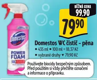 Albert Domestos WC čistič – pěna nabídka