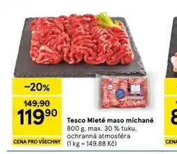 Tesco Mleté maso míchané nabídka