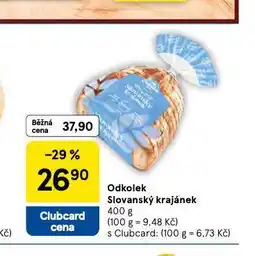 Tesco Slovanský krajánek nabídka