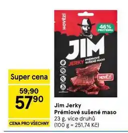 Tesco Jim jerky nabídka
