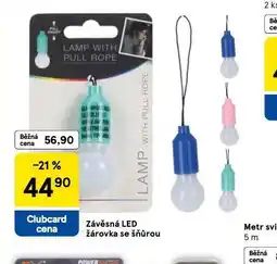 Tesco Závěsné led žárovky se šňůrou nabídka