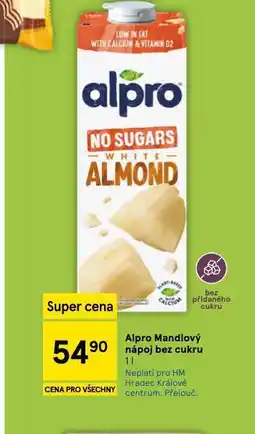 Tesco Aqlpro mandlový nápoj bez cukru nabídka