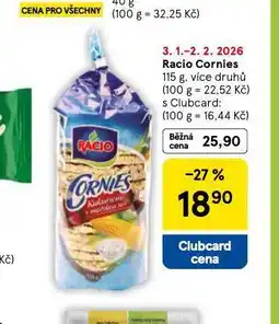 Tesco Racio cornies nabídka