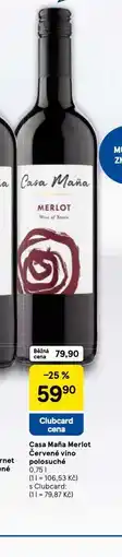 Tesco Casa maňa merlot nabídka