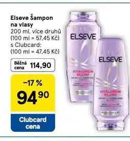 Tesco Elseve šampon nabídka