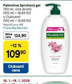Tesco Palmolive sprchový gel nabídka