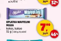 Penny Market Oplatka waffelini milka nabídka