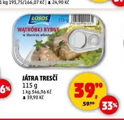 Penny Market Tresčí játra nabídka