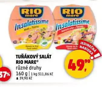 Penny Market Tuňákový salát rio mare nabídka