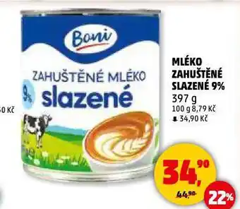 Mléko zahuštěné slazené