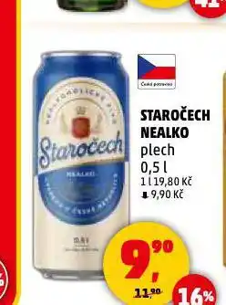 Penny Market Pivo staročech nealko nabídka