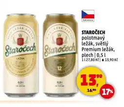 Penny Market Pivo staročech nabídka