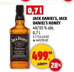 Penny Market Jack daniel's honey nabídka