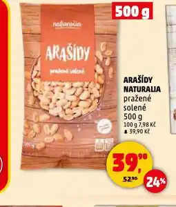 Penny Market Arašídy naturalia nabídka