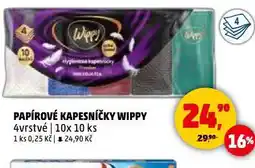 Penny Market Wippy papírové kapesníčky nabídka