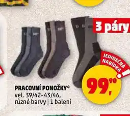 Penny Market Pracovní ponožky nabídka