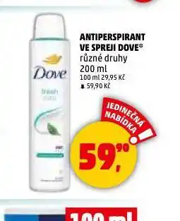 Penny Market Dove antiperspirant nabídka