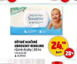 Penny Market Bebelino dětské vlhčené ubrousky nabídka