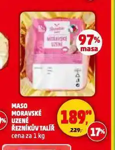 Penny Market Maso moravské uzené nabídka