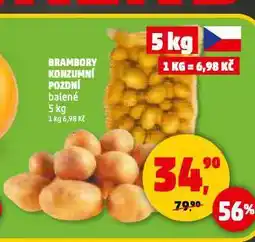 Penny Market Brambory konzumní pozdní nabídka