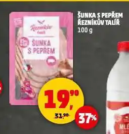 Penny Market Šunka s pepřem nabídka