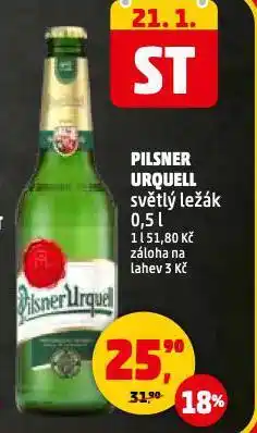 Penny Market Pivo pilsner urquell nabídka
