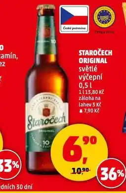 Penny Market Pivo staročech nabídka