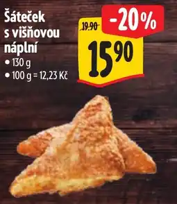 Albert Šáteček s višňovou náplní nabídka