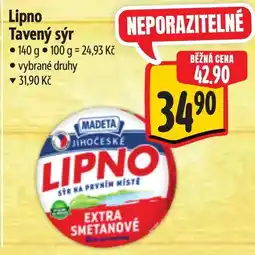Albert Lipno Tavený sýr nabídka