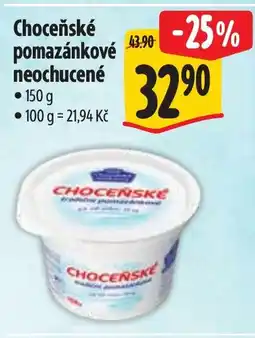 Albert Choceňské pomazánkové neochucené nabídka