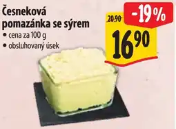 Albert Česneková pomazánka se sýrem nabídka