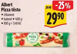 Albert Albert Pizza těsto nabídka